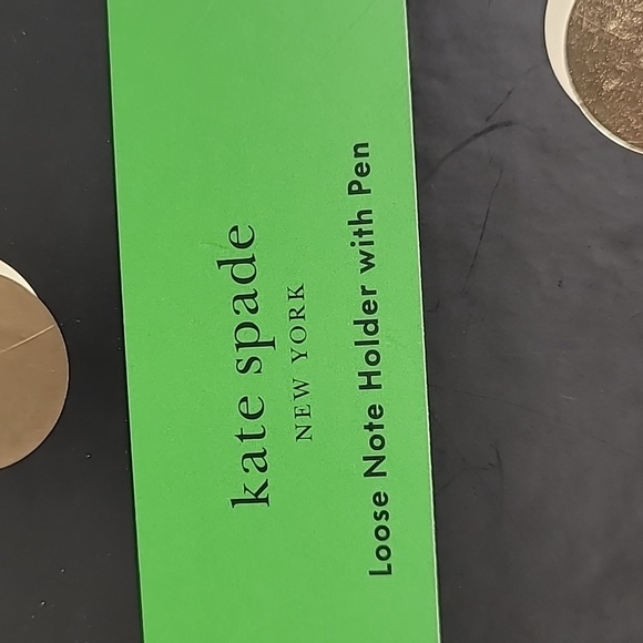 Kate Spade NWOT Stationary Note Holder w/Pen! - Picture 4 of 9